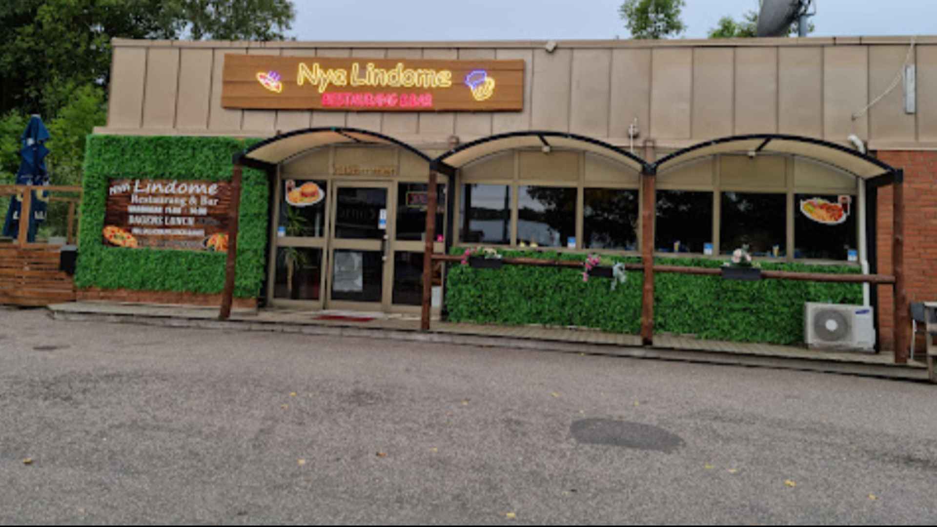 Framsidan på Mr. Pizza i Lindome